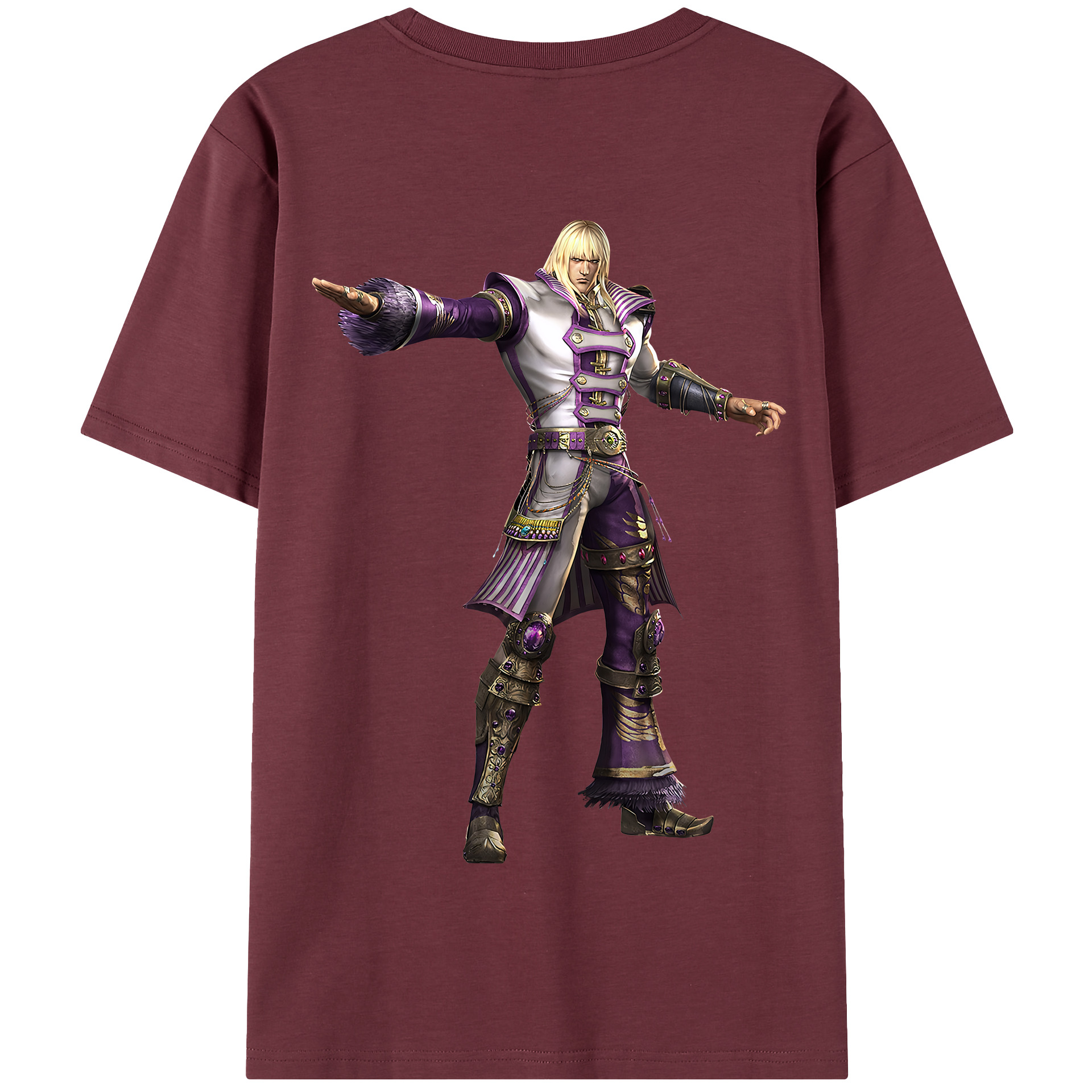 （画像用） 北斗の拳 Fist of the North Star 綿100％半袖Tシャツ（背面プリント）